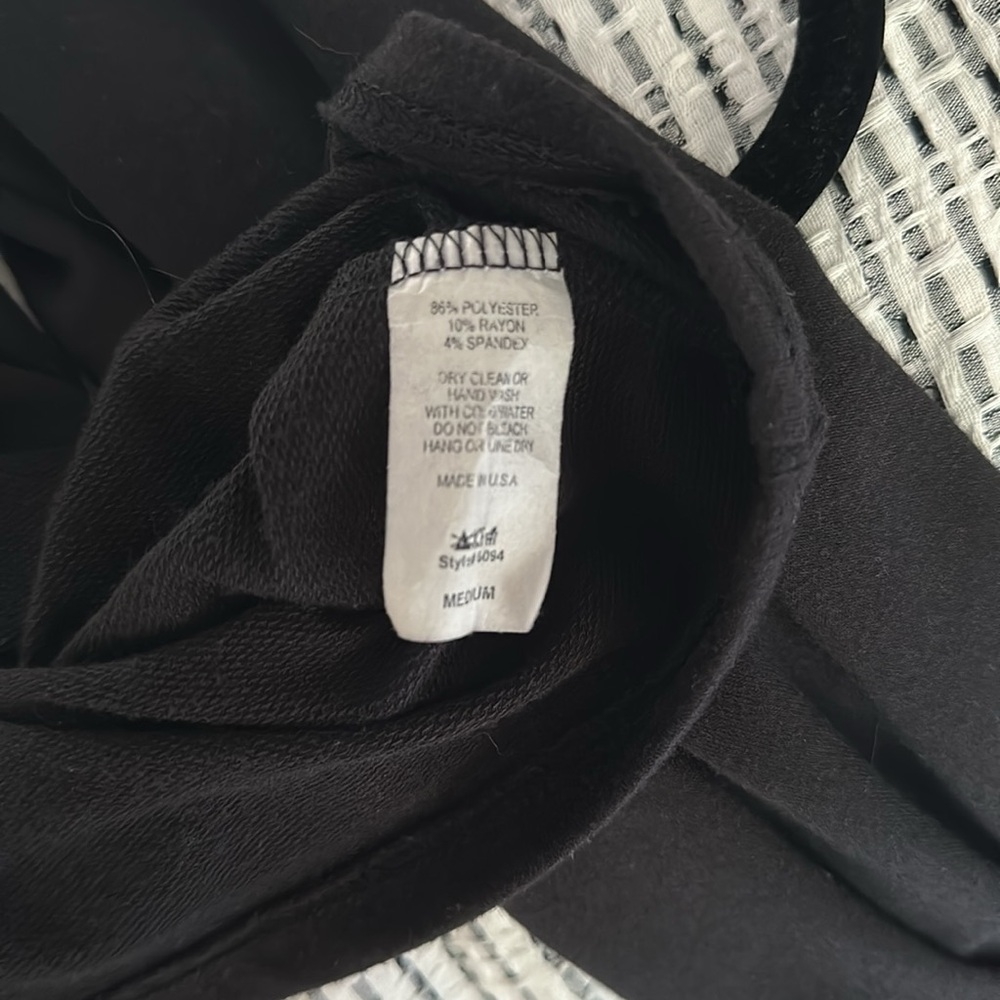 Entro Black Ruffle Sweater - Medium - Picture 4 of 5